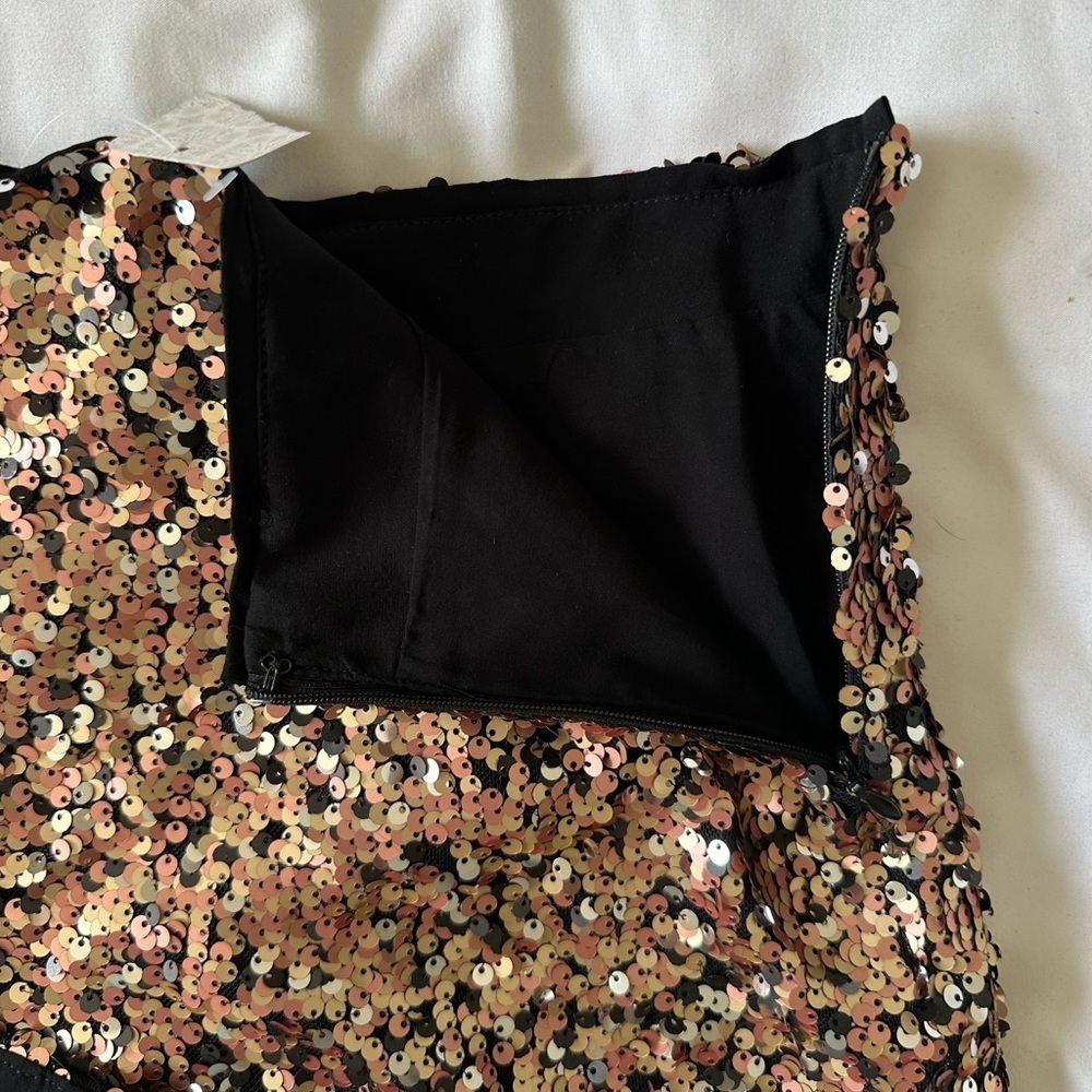 Free People NWT Annalise Sequin Mini in Multi Combo Size 4 - Picture 5 of 9